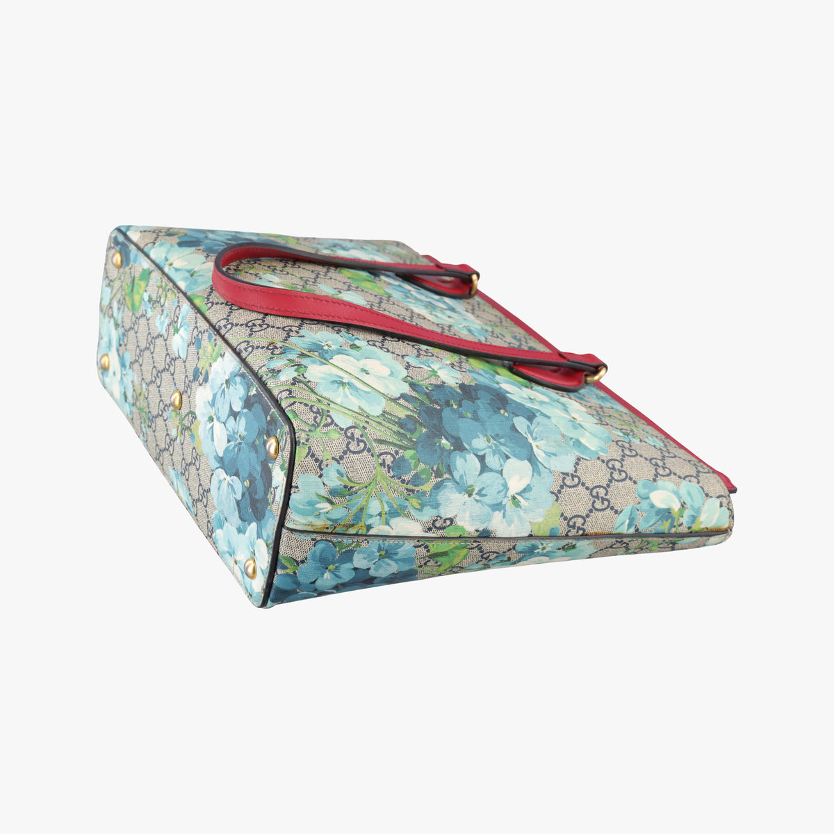 GG Blooms beige×Red×Multicolour PVC coated canvas 546315 A028916953GGブルームス ベージュ×レッド×マルチ PVCコーティングキャンバス 546315 A028916953