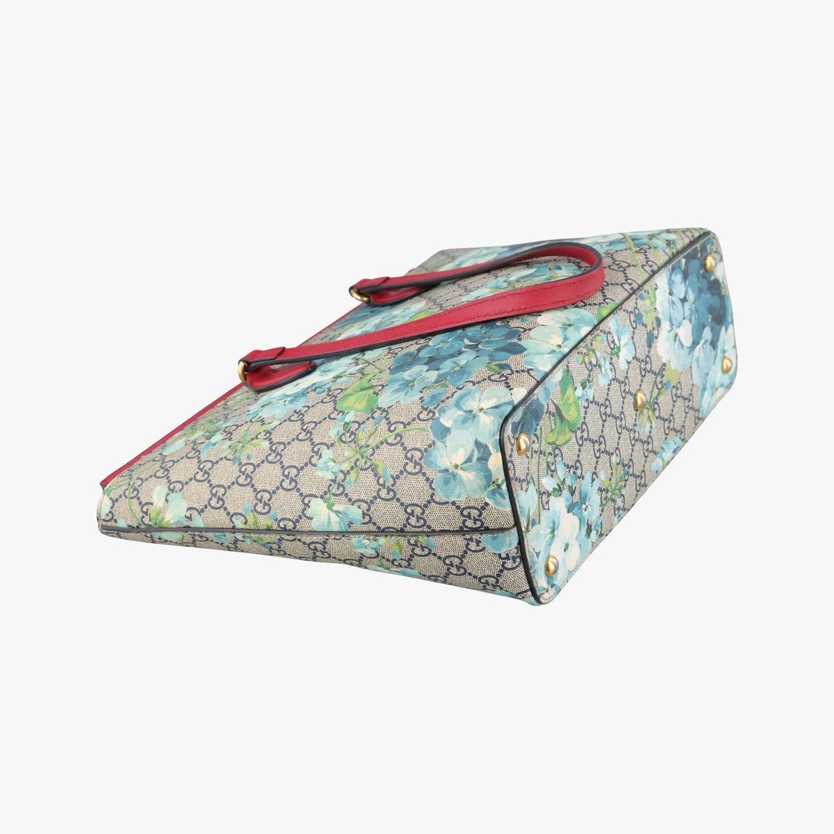 GG Blooms beige×Red×Multicolour PVC coated canvas 546315 A028916953GGブルームス ベージュ×レッド×マルチ PVCコーティングキャンバス 546315 A028916953