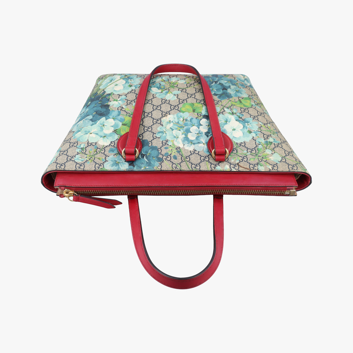 GG Blooms beige×Red×Multicolour PVC coated canvas 546315 A028916953GGブルームス ベージュ×レッド×マルチ PVCコーティングキャンバス 546315 A028916953