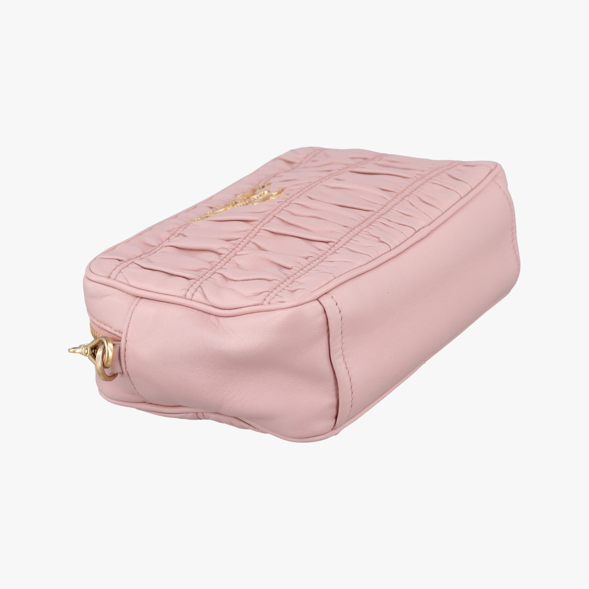 Gaufre Pink lambskin 1BH112 197ギャザー ピンク ラムスキン 1BH112 197