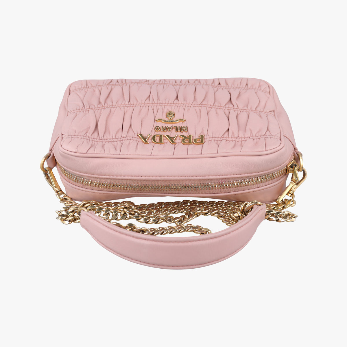 Gaufre Pink lambskin 1BH112 197ギャザー ピンク ラムスキン 1BH112 197