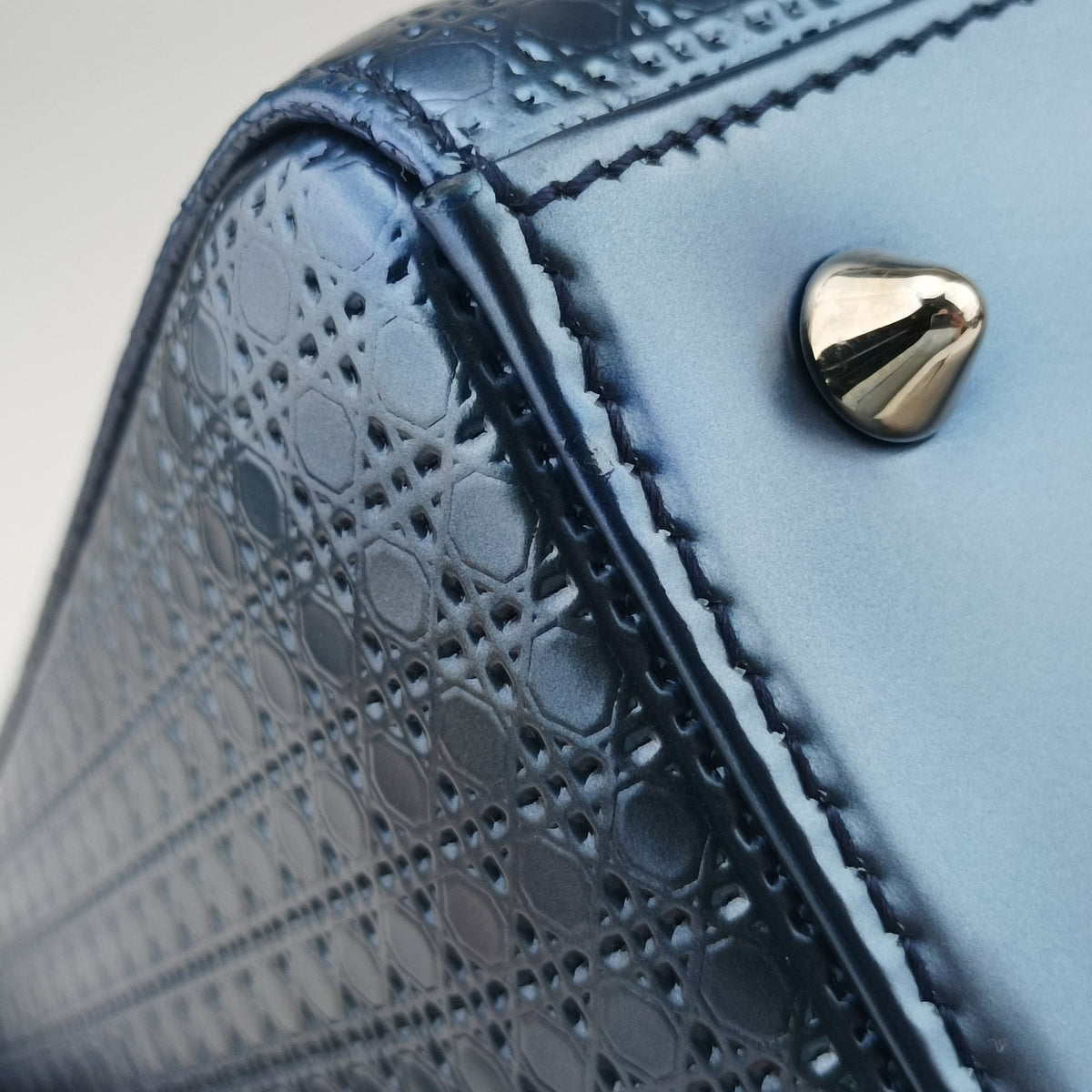 Lady Dior Blue Enamel 16-BO-0136レディーディオール ブルー エナメル 16-BO-0136