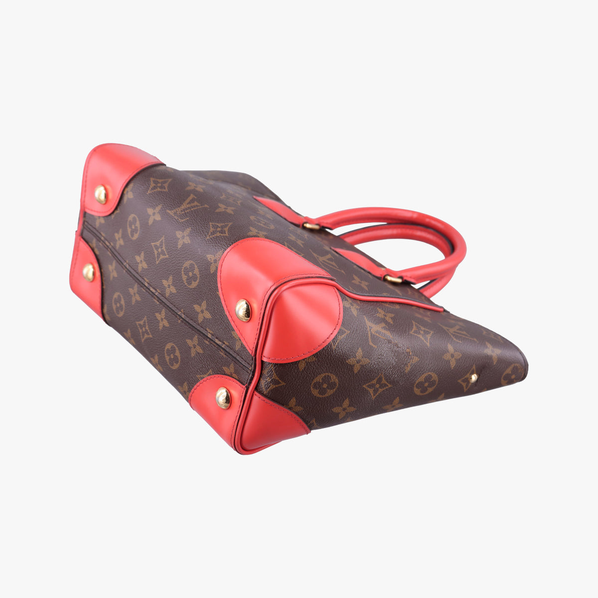 PHENIX PM brown×COQUELICOT Monogram Canvas×calf leather M41537 CA4195フェニックスPM モノグラム/ブラウン×コクリコ モノグラムキャンバス×カーフレザー M41537 CA4195