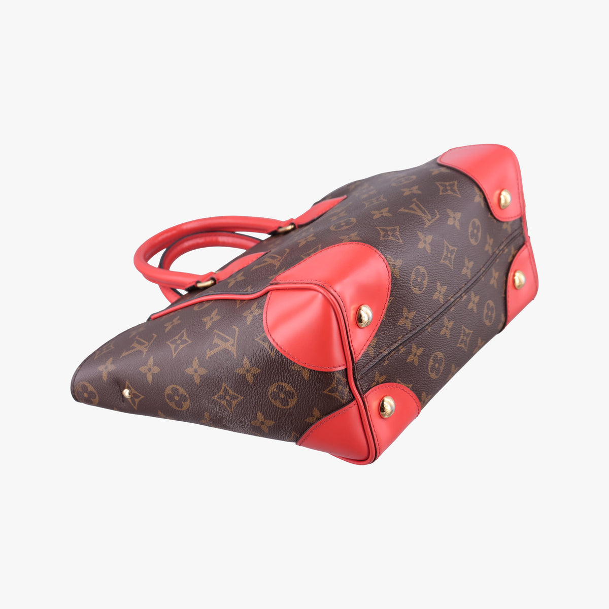 PHENIX PM brown×COQUELICOT Monogram Canvas×calf leather M41537 CA4195フェニックスPM モノグラム/ブラウン×コクリコ モノグラムキャンバス×カーフレザー M41537 CA4195
