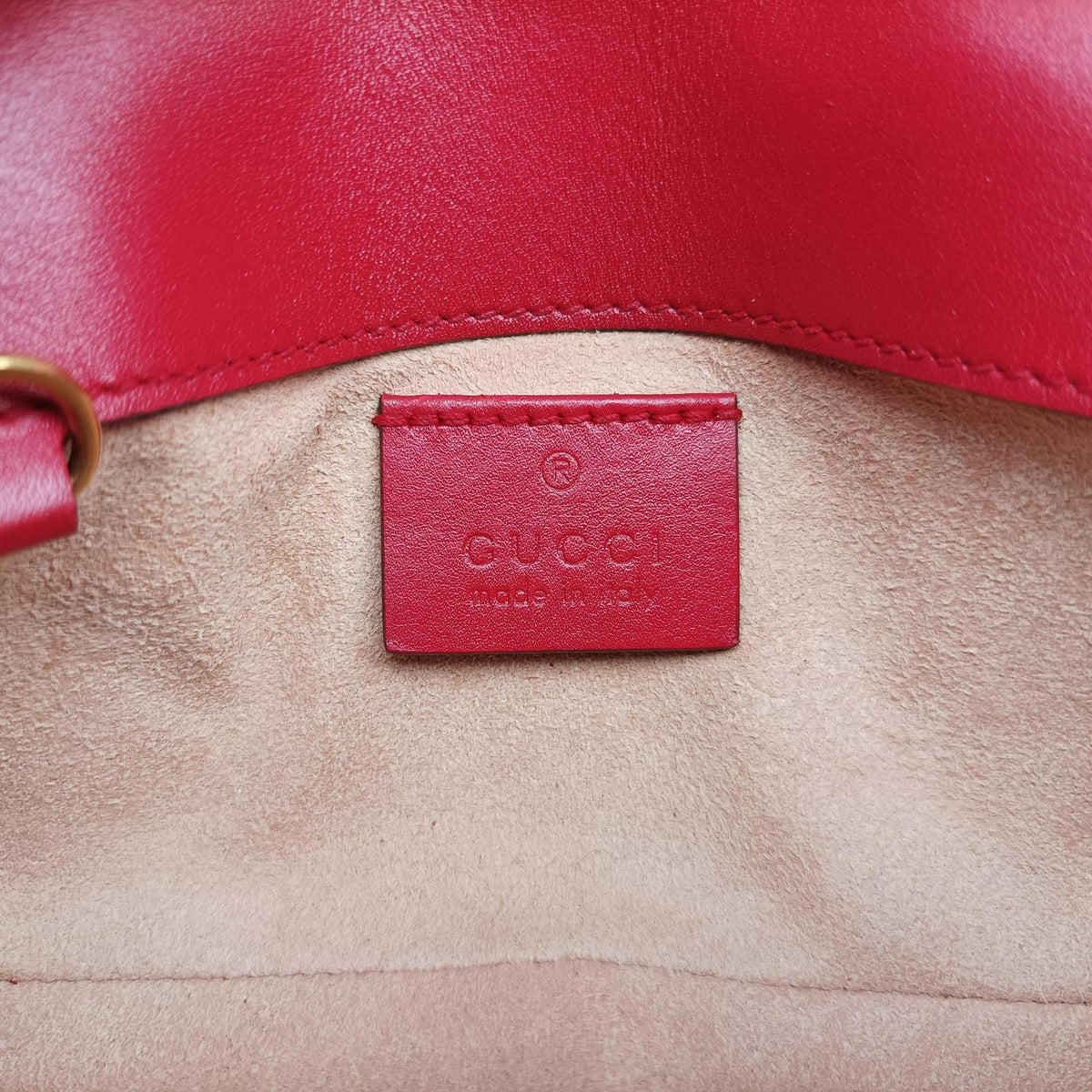 GG Marmont Red Leather 476433 GGマーモント レッド レザー 476433