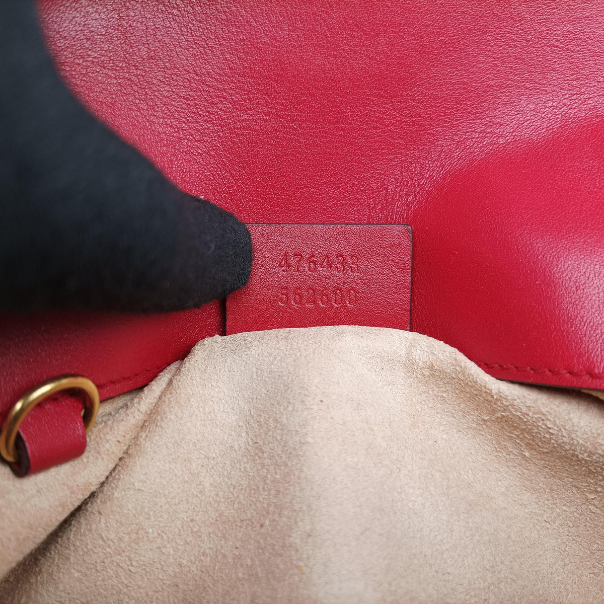 GG Marmont Red Leather 476433 GGマーモント レッド レザー 476433