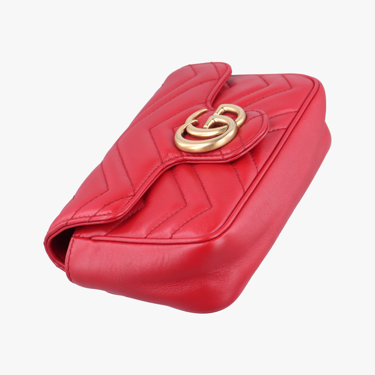 GG Marmont Red Leather 476433 GGマーモント レッド レザー 476433