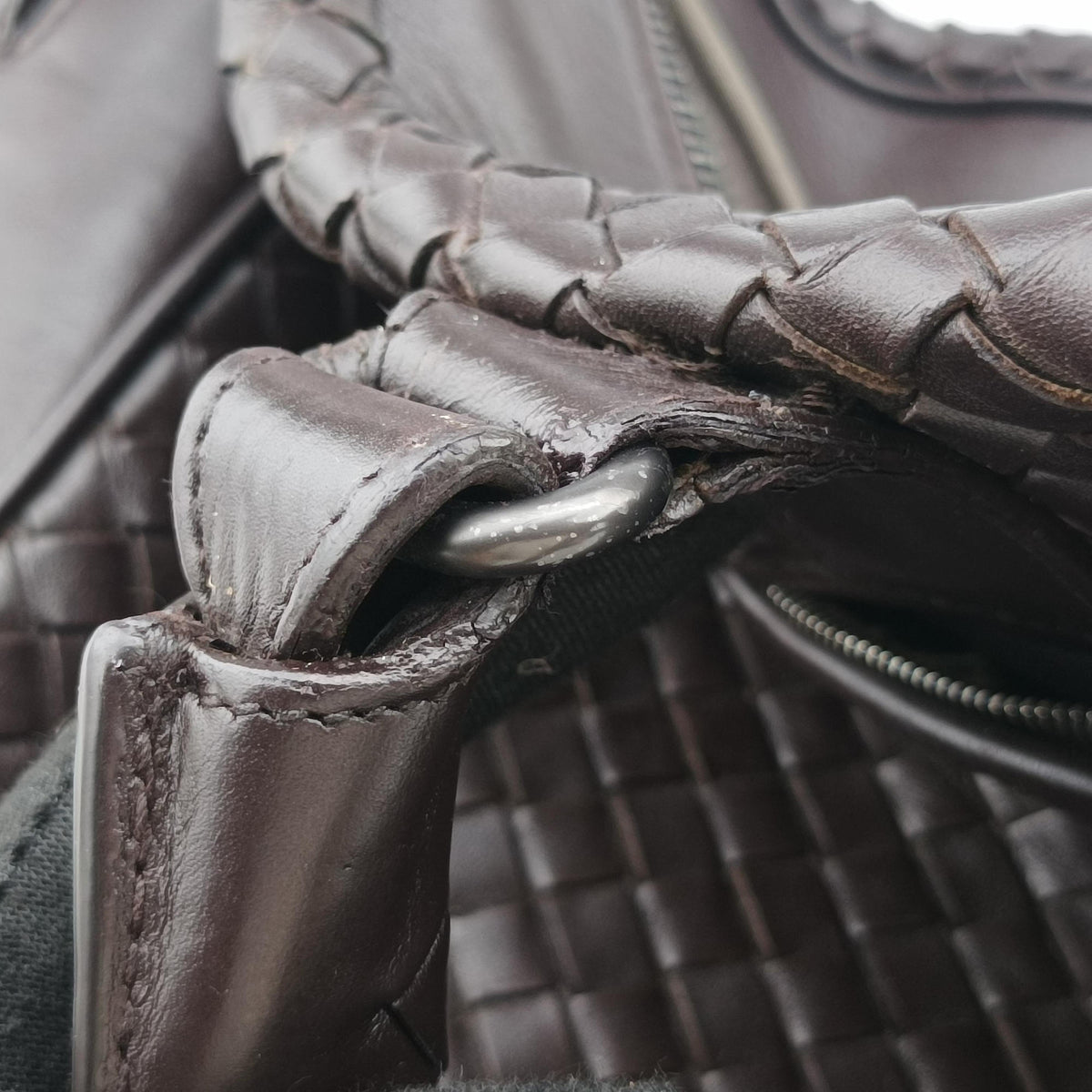 Intrecciato Briefcase Brown lambskin B00958534Eイントレチャート ブリーフケース ブラウン ラムスキン B00958534E