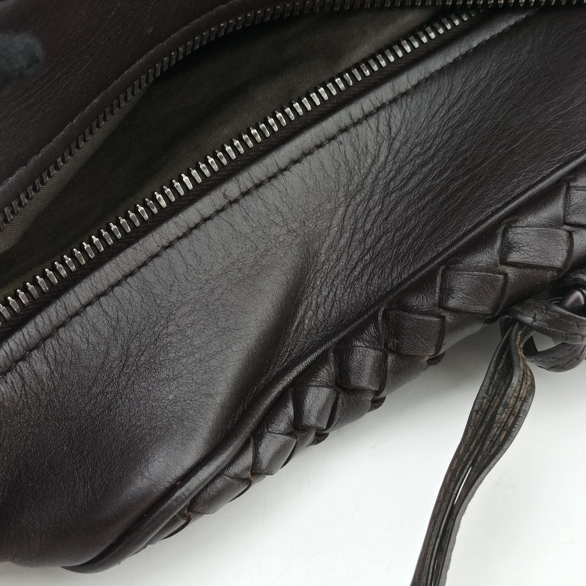 Intrecciato Briefcase Brown lambskin B00958534Eイントレチャート ブリーフケース ブラウン ラムスキン B00958534E