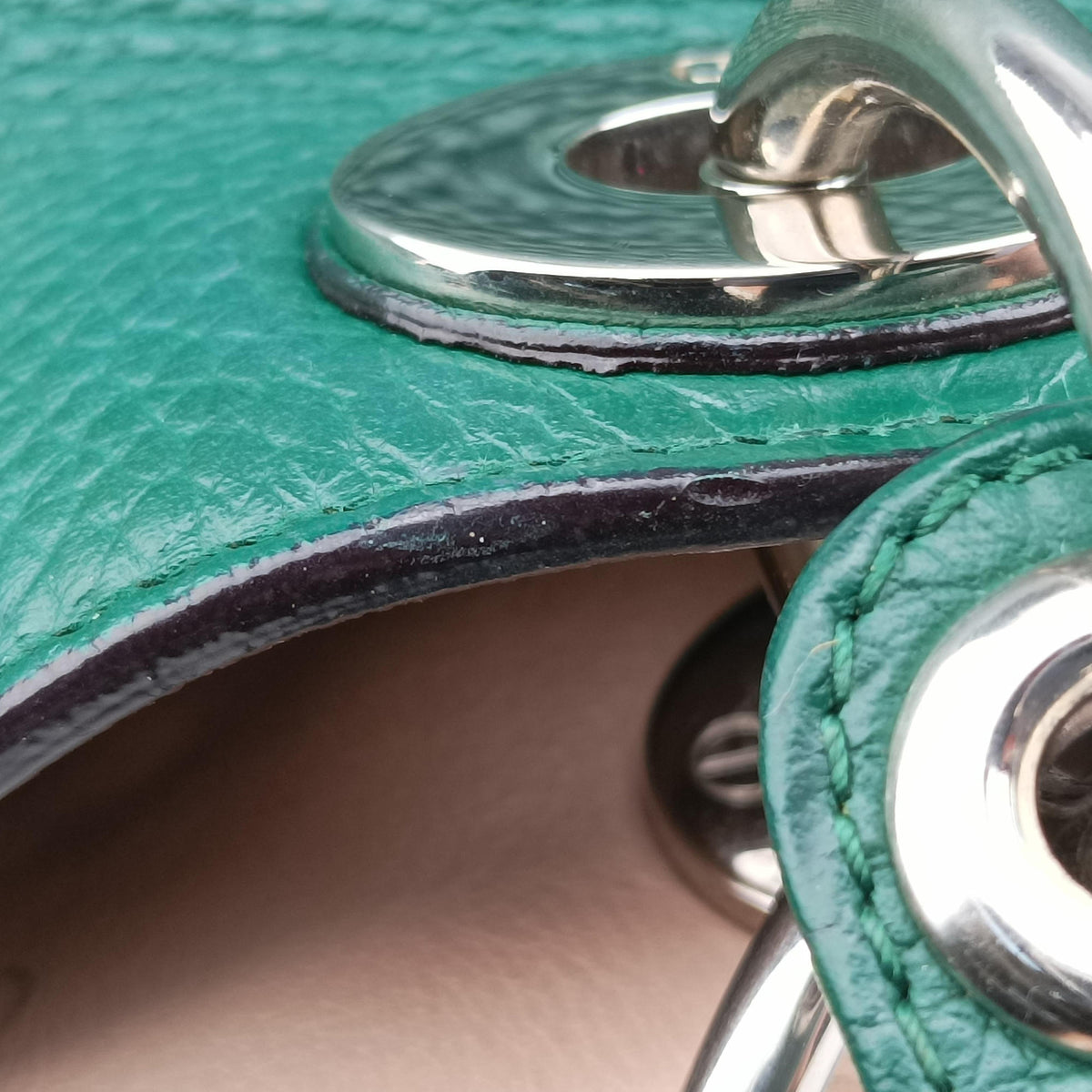 Diorissimo Green Leather 09-MA-0144ディオリッシモ グリーン レザー 09-MA-0144