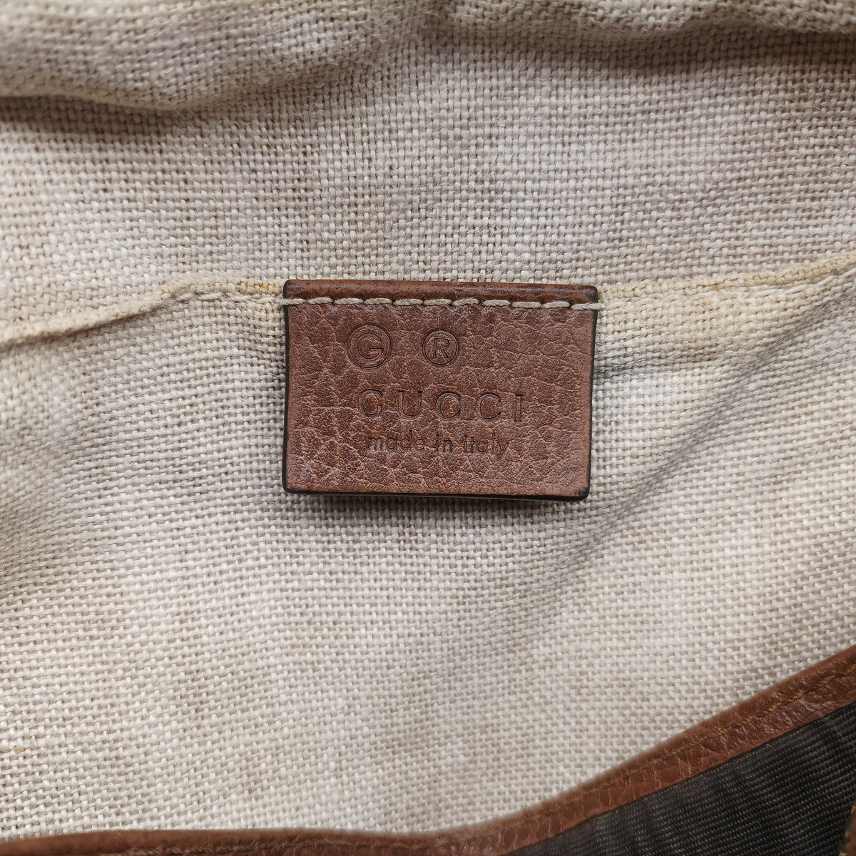 Bree Microguccissima Beige x Brown canvas×leather 449413 H033604107ブリー マイクログッチシマ ベージュ x ブラウン キャンバス×レザー 449413 H033604107