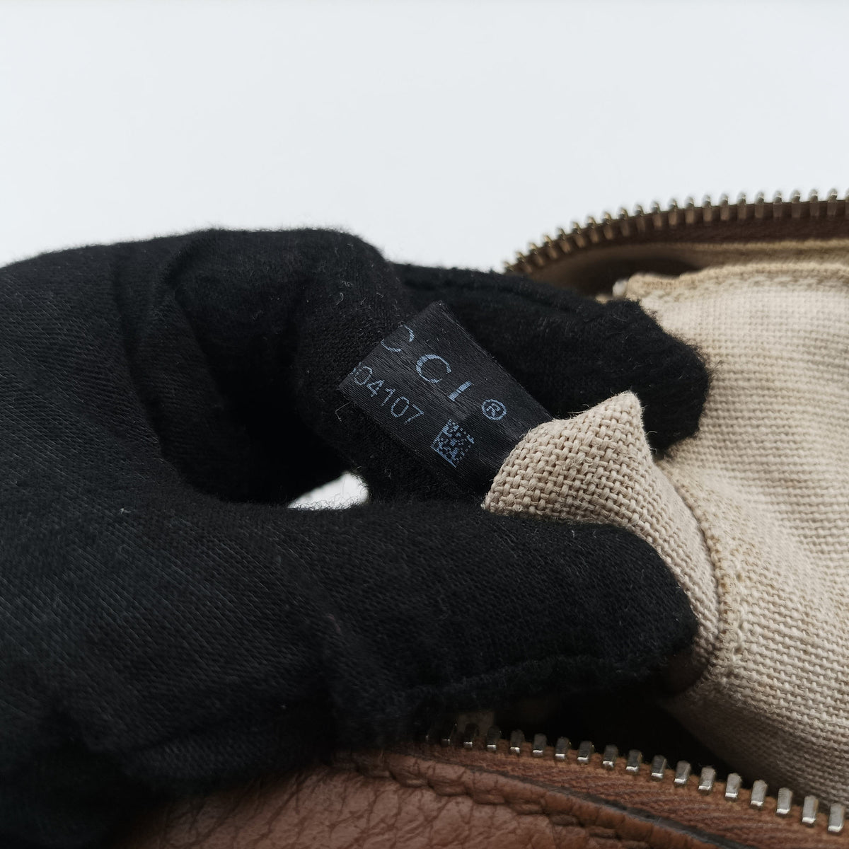 Bree Microguccissima Beige x Brown canvas×leather 449413 H033604107ブリー マイクログッチシマ ベージュ x ブラウン キャンバス×レザー 449413 H033604107