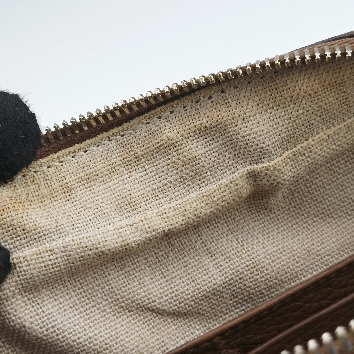Bree Microguccissima Beige x Brown canvas×leather 449413 H033604107ブリー マイクログッチシマ ベージュ x ブラウン キャンバス×レザー 449413 H033604107