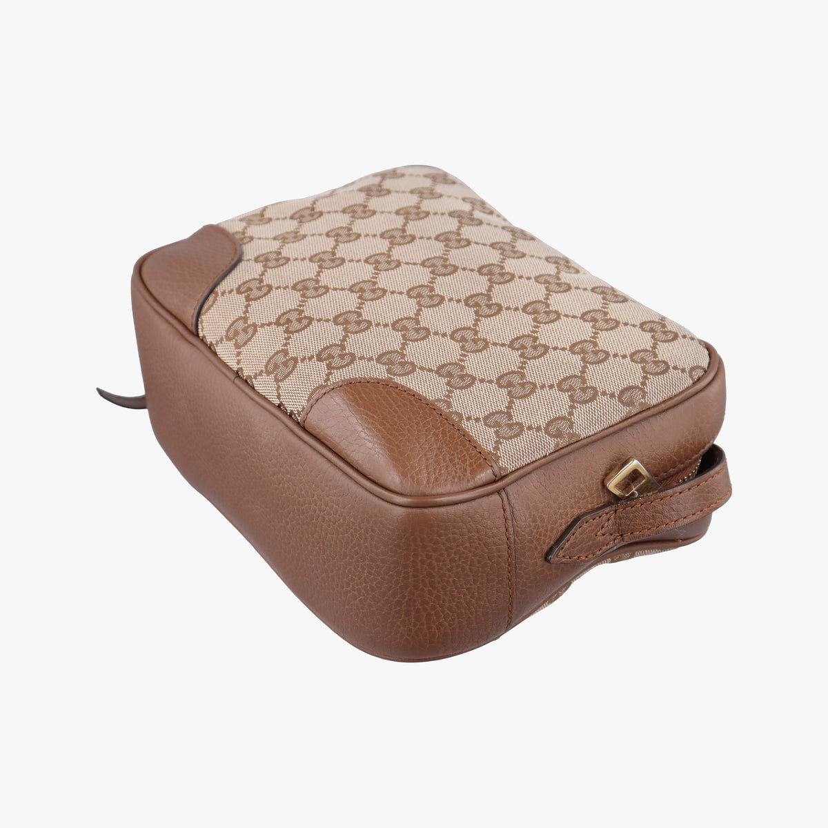 Bree Microguccissima Beige x Brown canvas×leather 449413 H033604107ブリー マイクログッチシマ ベージュ x ブラウン キャンバス×レザー 449413 H033604107