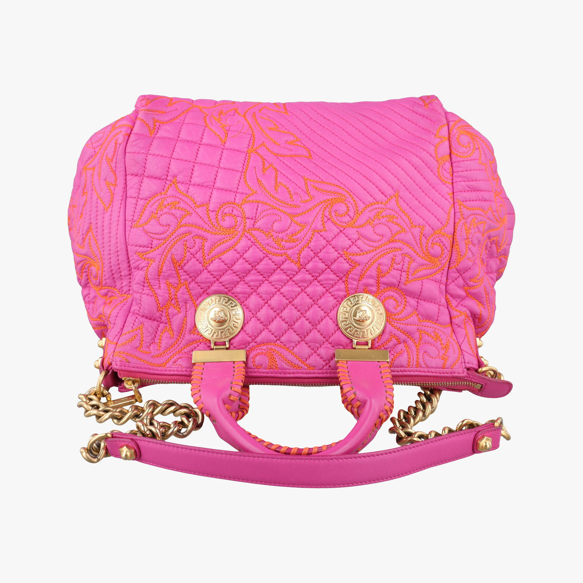 Barocco Quilted Vanitas Pink Leather バロッコキルティングヴァニタス ピンク レザー