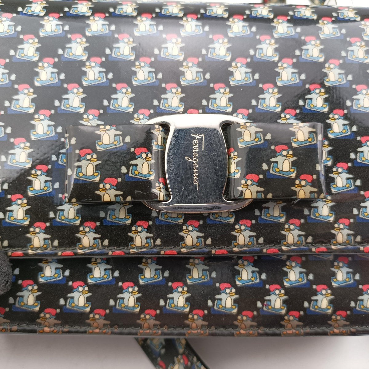 Vara zoo mini Black×multi Patent leather RE-21G079ヴァラ ズー ミニ ブラック×マルチカラー パテントレザー RE-21G079