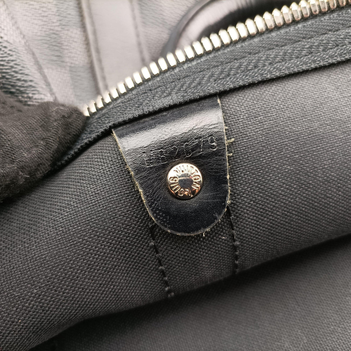 Keepall Bandouliere 55 Noir Damier Graphite N41413 MB2079キーポルバンドリエール55 ノワール ダミエグラフィット N41413 MB2079