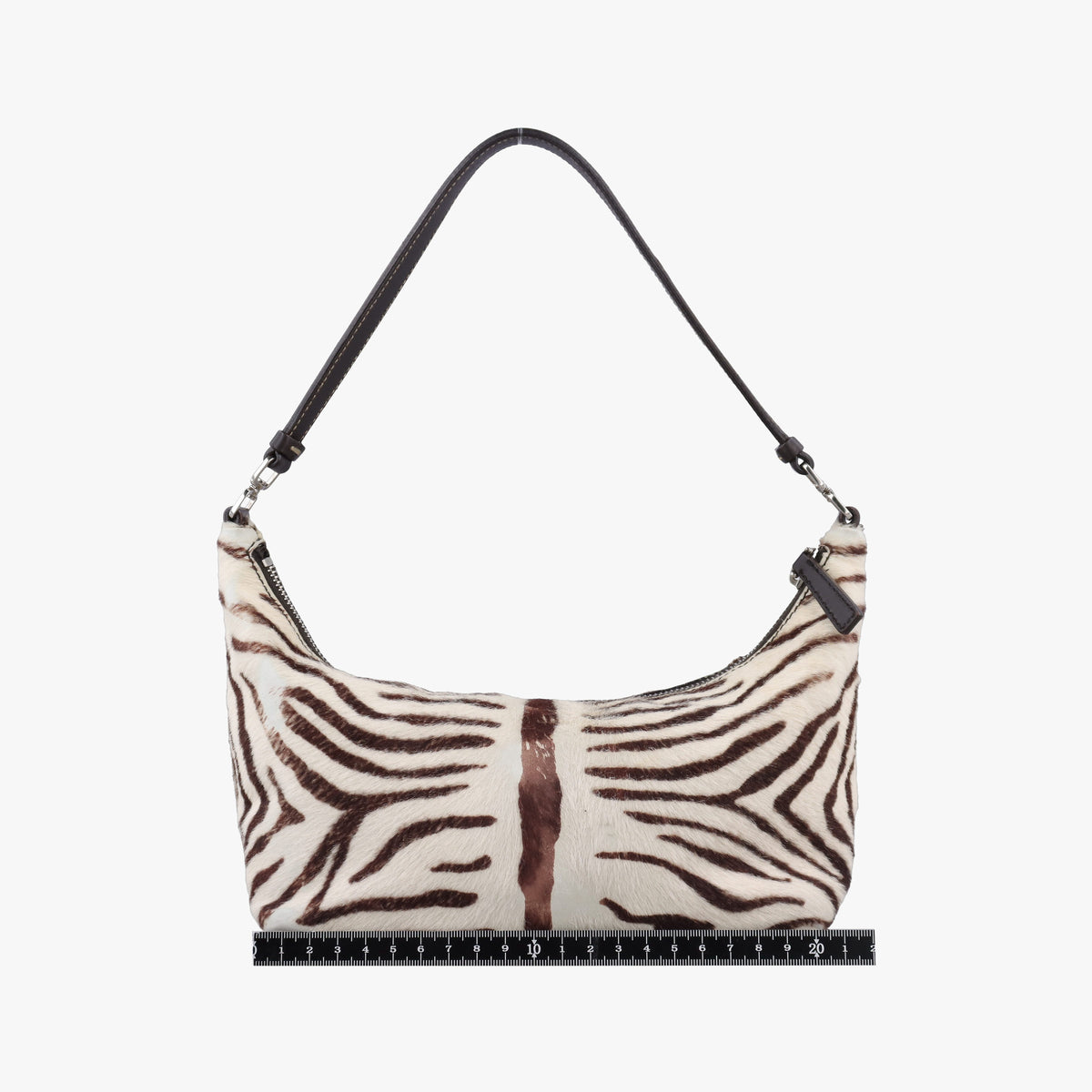 AnimalierZebra Print Brown×White Pony Hair 31 12アニマリエ ゼブラ柄 ブラウン×ホワイト ハラコ 31 12