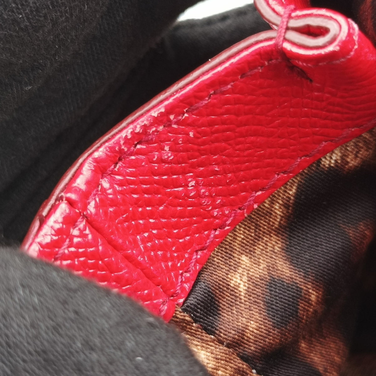 SICILY Red Leather シシリー レッド レザー