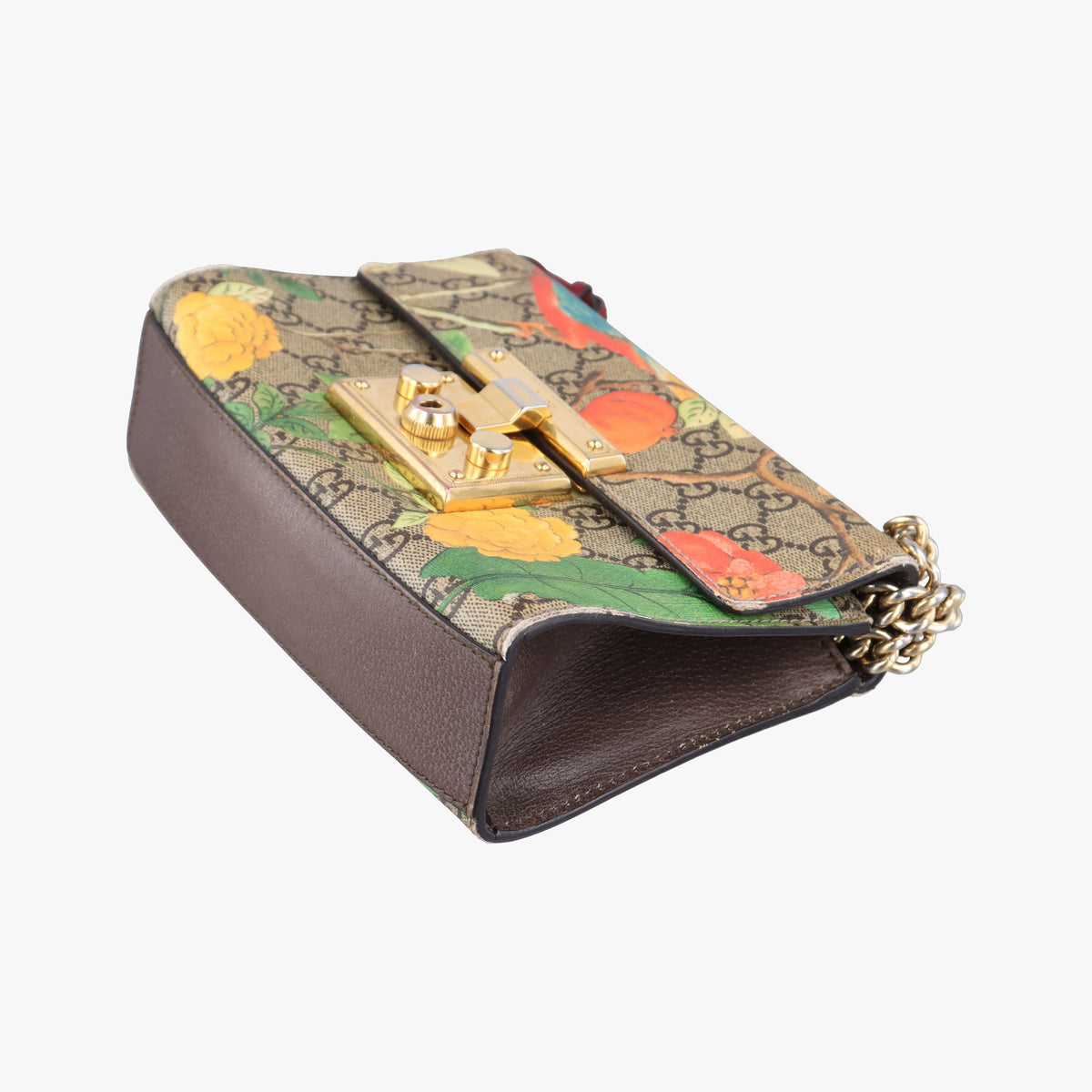 Padlock beige×Multicolour PVC coated canvas 409487 A020237246パドロック ベージュ×マルチカラー PVCコーティングキャンバス 409487 A020237246