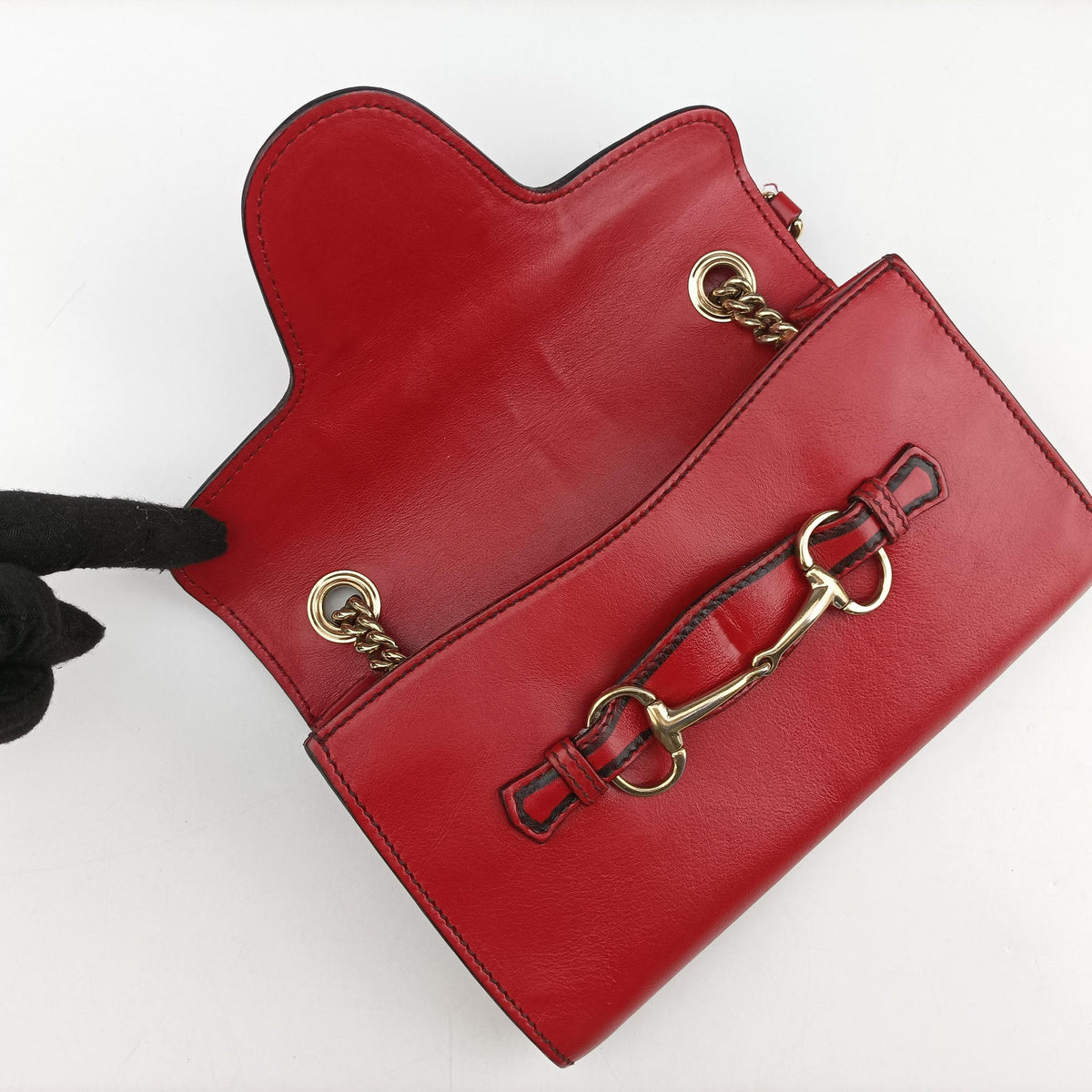 Emily Red Leather 283063 H010825042エミリー レッド レザー 283063 H010825042