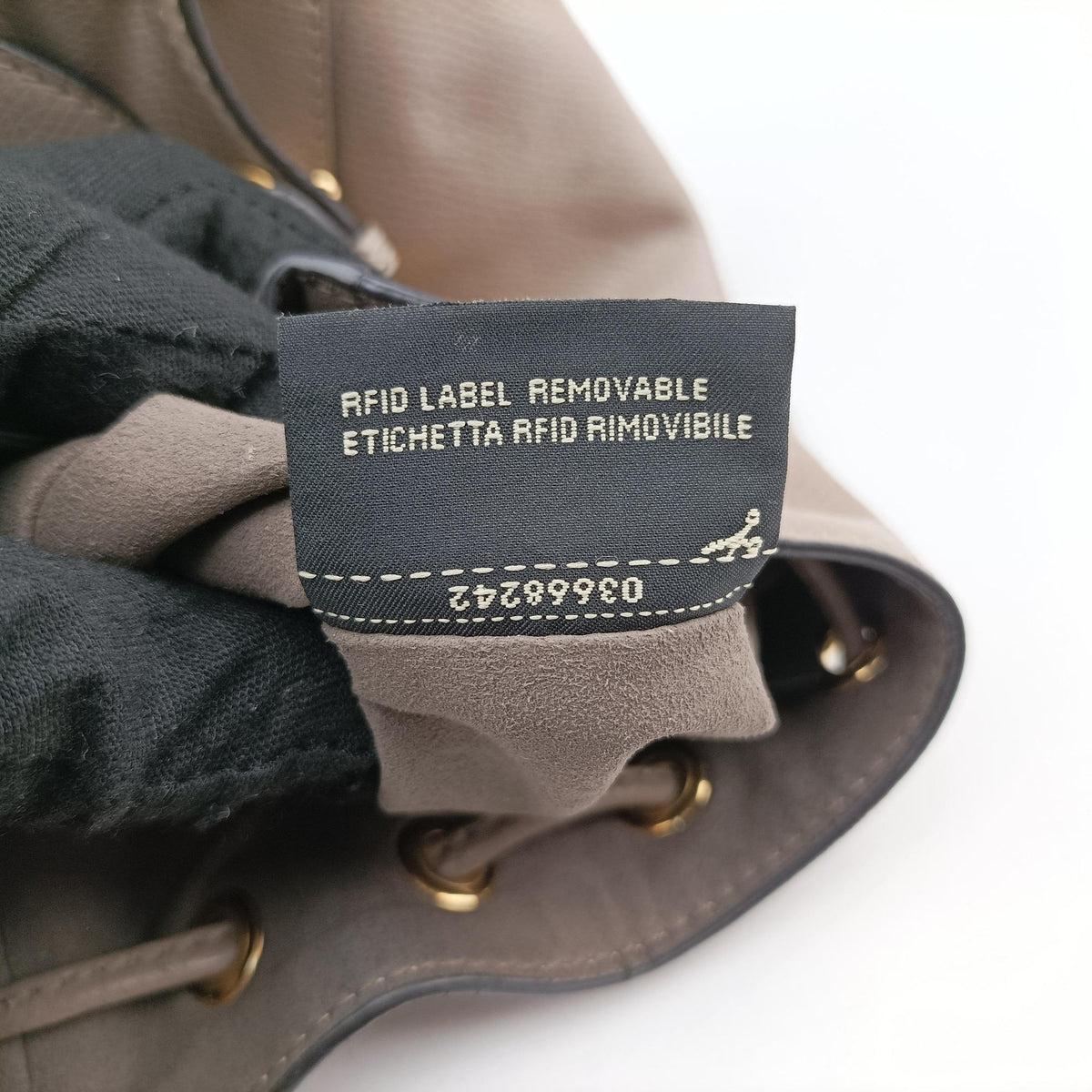 Mon Tresor Mini Bucket Grey leather 8BS010 8BS010 A18B 188.8465ミニ モン トレゾール グレー レザー 8BS010 8BS010 A18B 188.8465