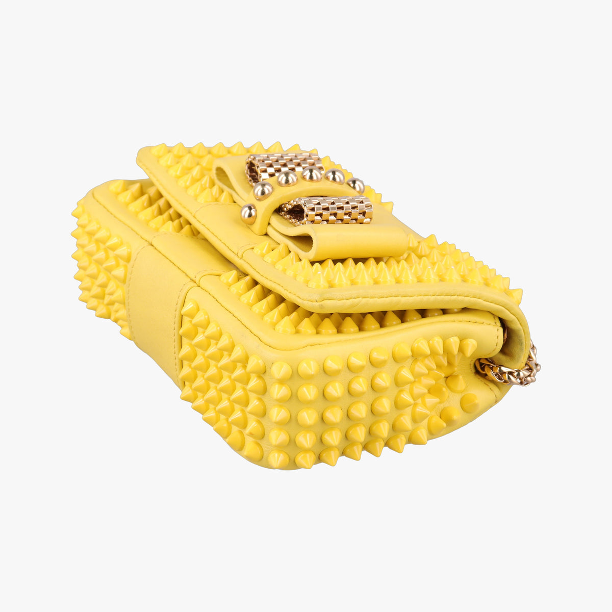 Sweet Charity Scarabe Spike Yellow Leather スイート チャリティー スカラベ スパイク イエロー レザー
