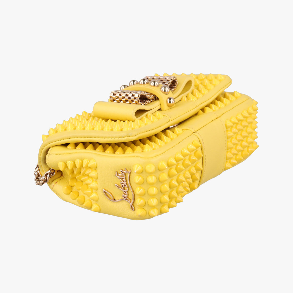 Sweet Charity Scarabe Spike Yellow Leather スイート チャリティー スカラベ スパイク イエロー レザー
