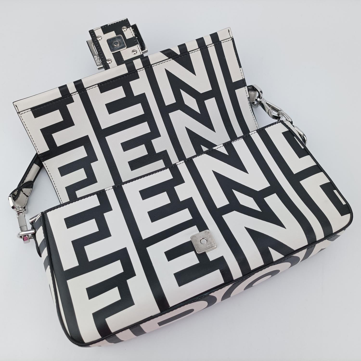 フェンディ Fendi ショルダーバッグ レディース バゲット ホワイト 8BR600-AMWQ-2290501