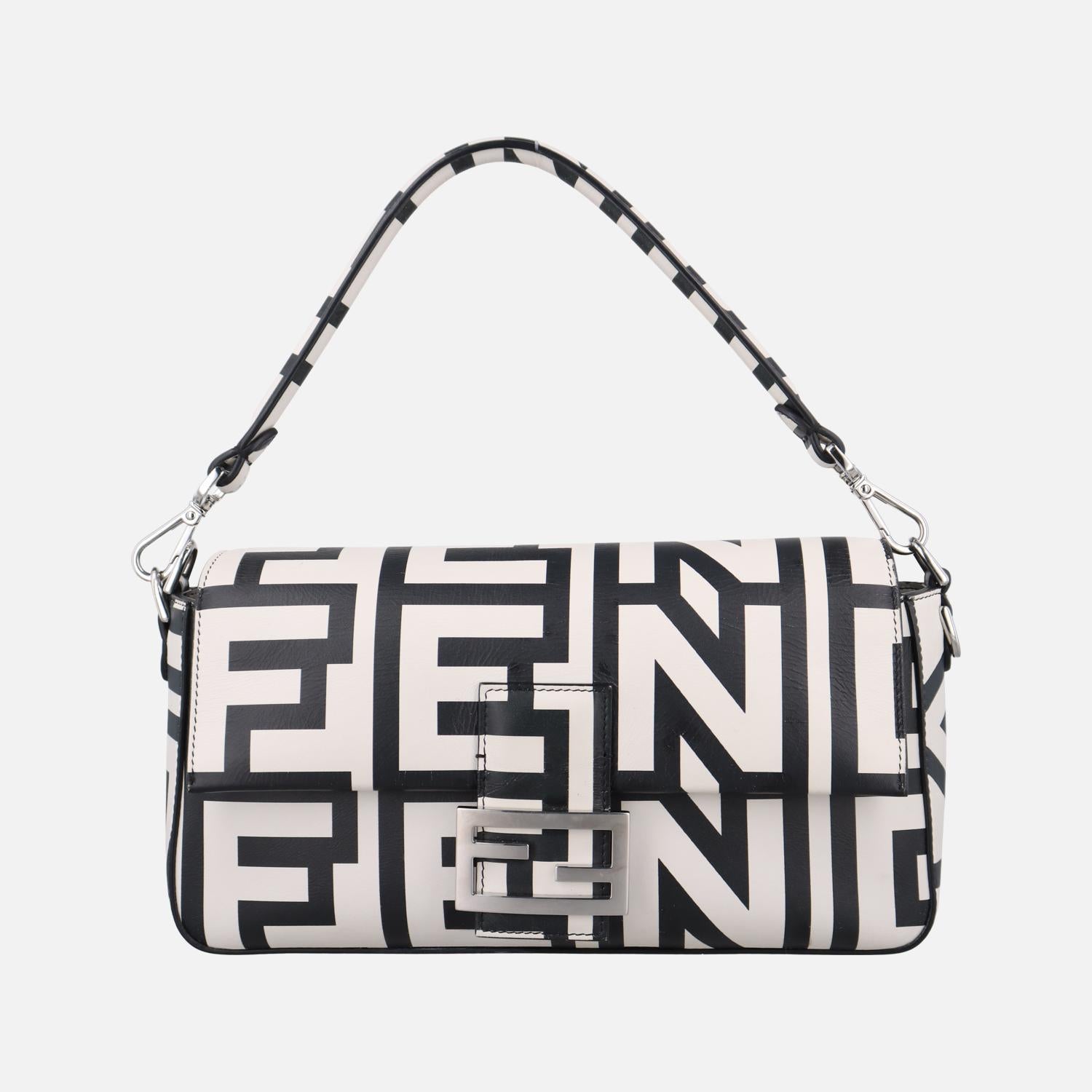 フェンディ Fendi ショルダーバッグ レディース バゲット ホワイト 8BR600-AMWQ-2290501