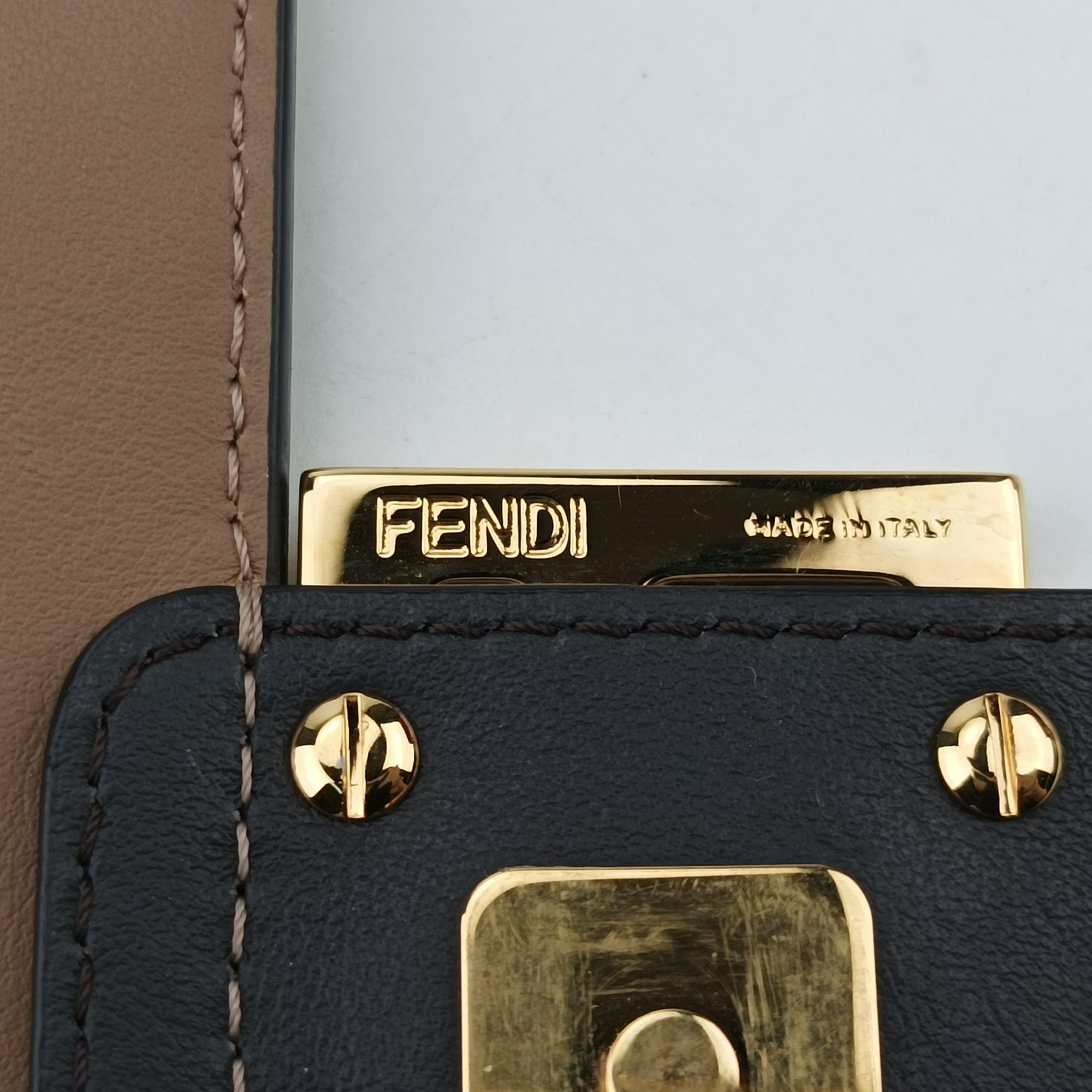 フェンディ Fendi ショルダーバッグ レディース マンマバケット マルチカラー スエード×レザー 8BR600-ABHO-208-8241