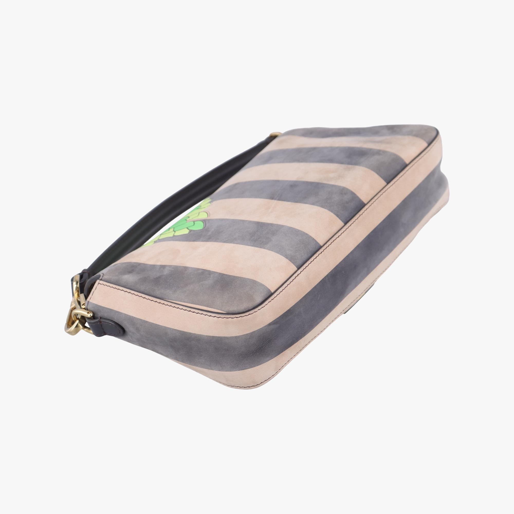 フェンディ Fendi ショルダーバッグ レディース マンマバケット マルチカラー スエード×レザー 8BR600-ABHO-208-8241