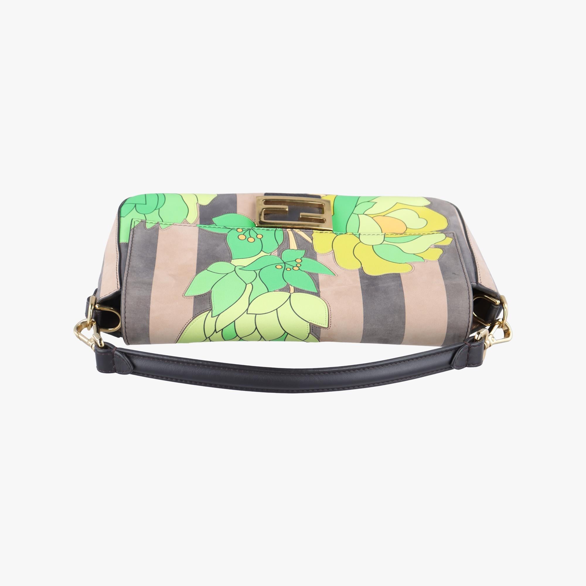 フェンディ Fendi ショルダーバッグ レディース マンマバケット マルチカラー スエード×レザー 8BR600-ABHO-208-8241