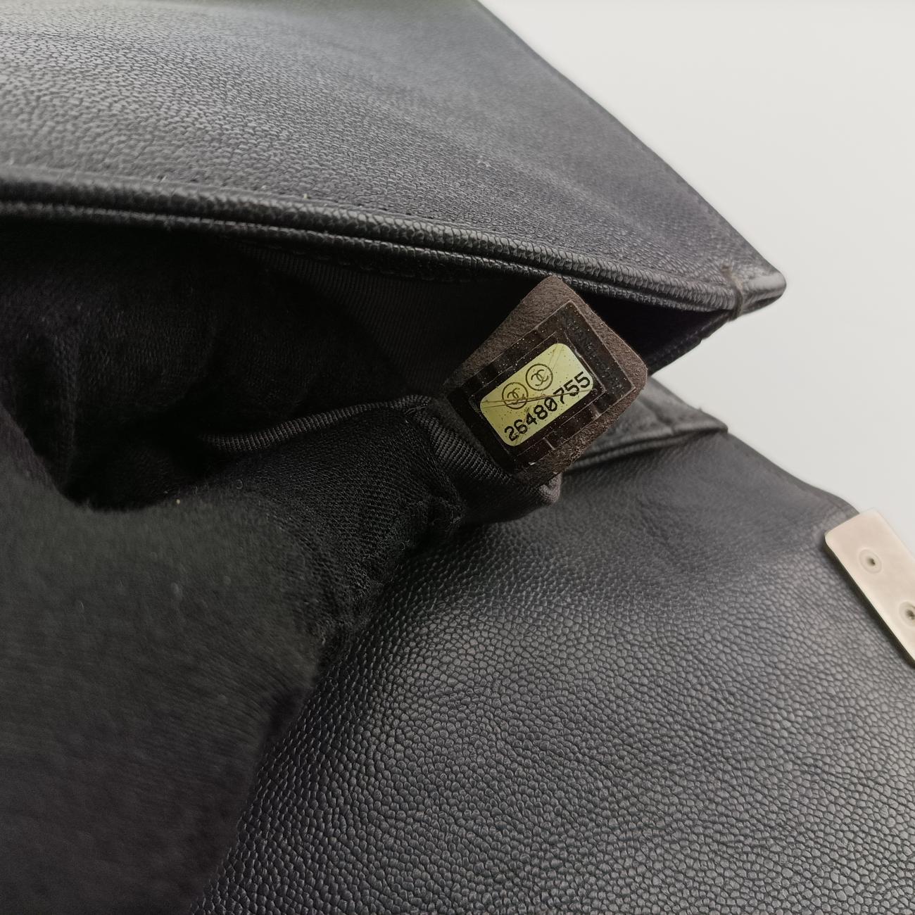 シャネル Chanel ショルダーバッグ レディース ボーイシャネル グレー キャビアスキン A67086 26480755