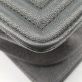 シャネル Chanel ショルダーバッグ レディース ボーイシャネル グレー キャビアスキン A67086 26480755