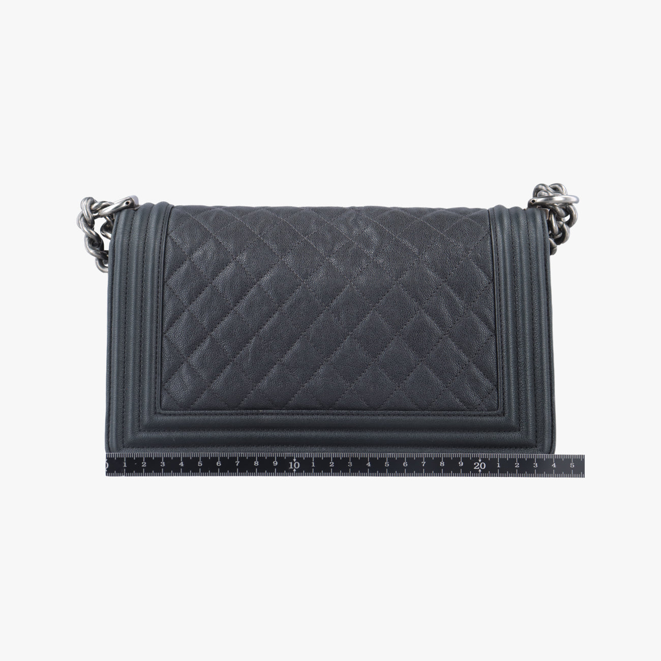 シャネル Chanel ショルダーバッグ レディース ボーイシャネル グレー キャビアスキン A67086 26480755