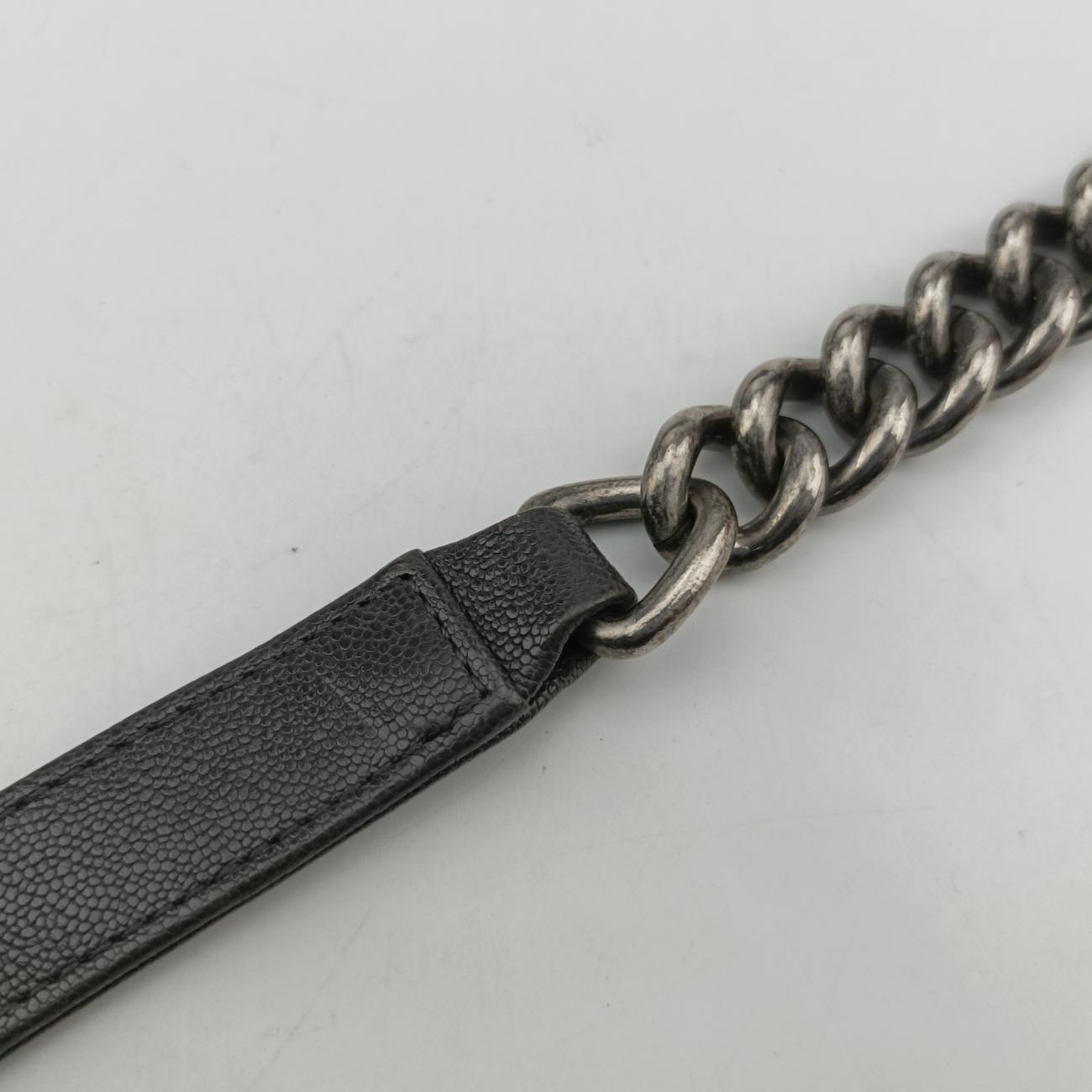 シャネル Chanel ショルダーバッグ レディース ボーイシャネル グレー キャビアスキン A67086 26480755