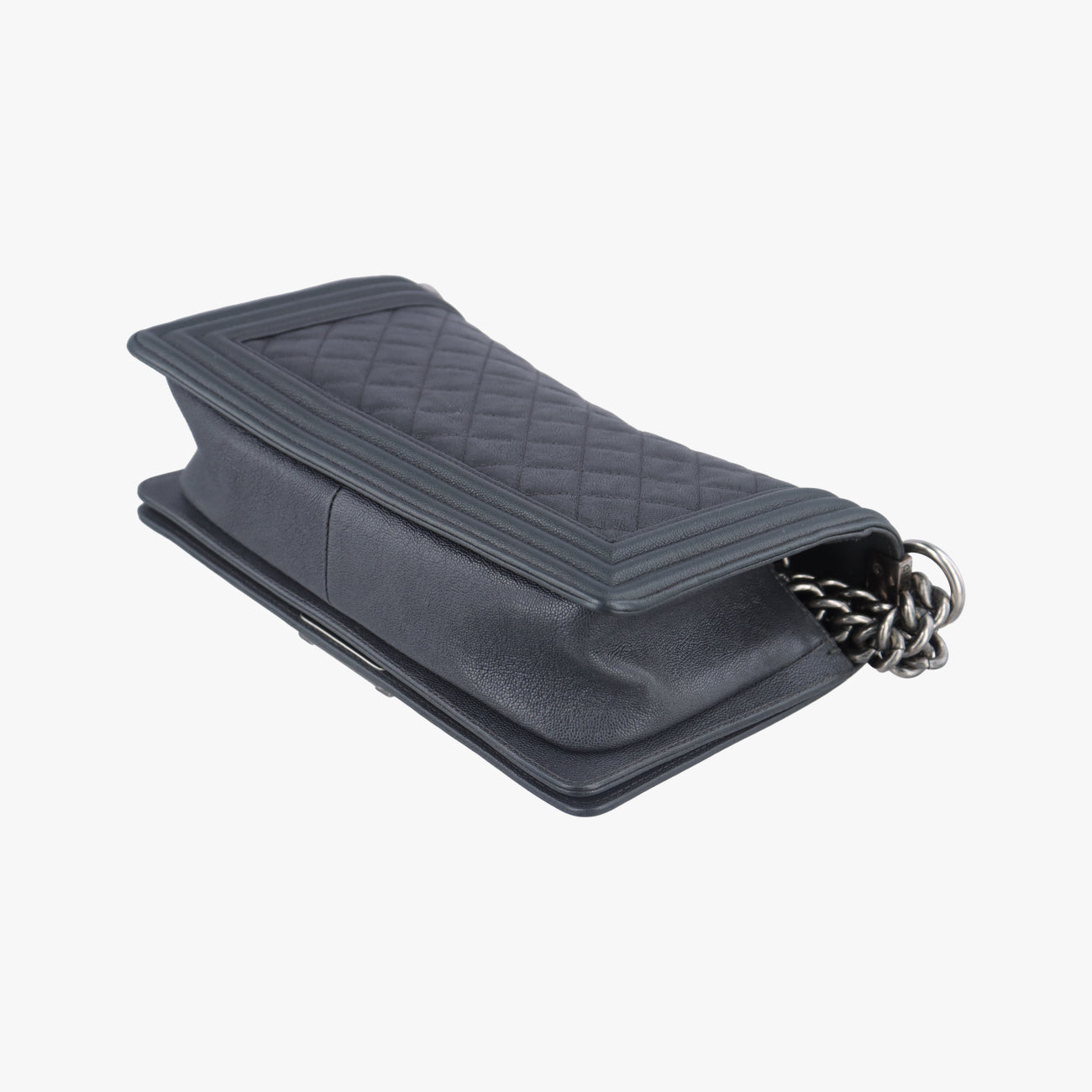 シャネル Chanel ショルダーバッグ レディース ボーイシャネル グレー キャビアスキン A67086 26480755