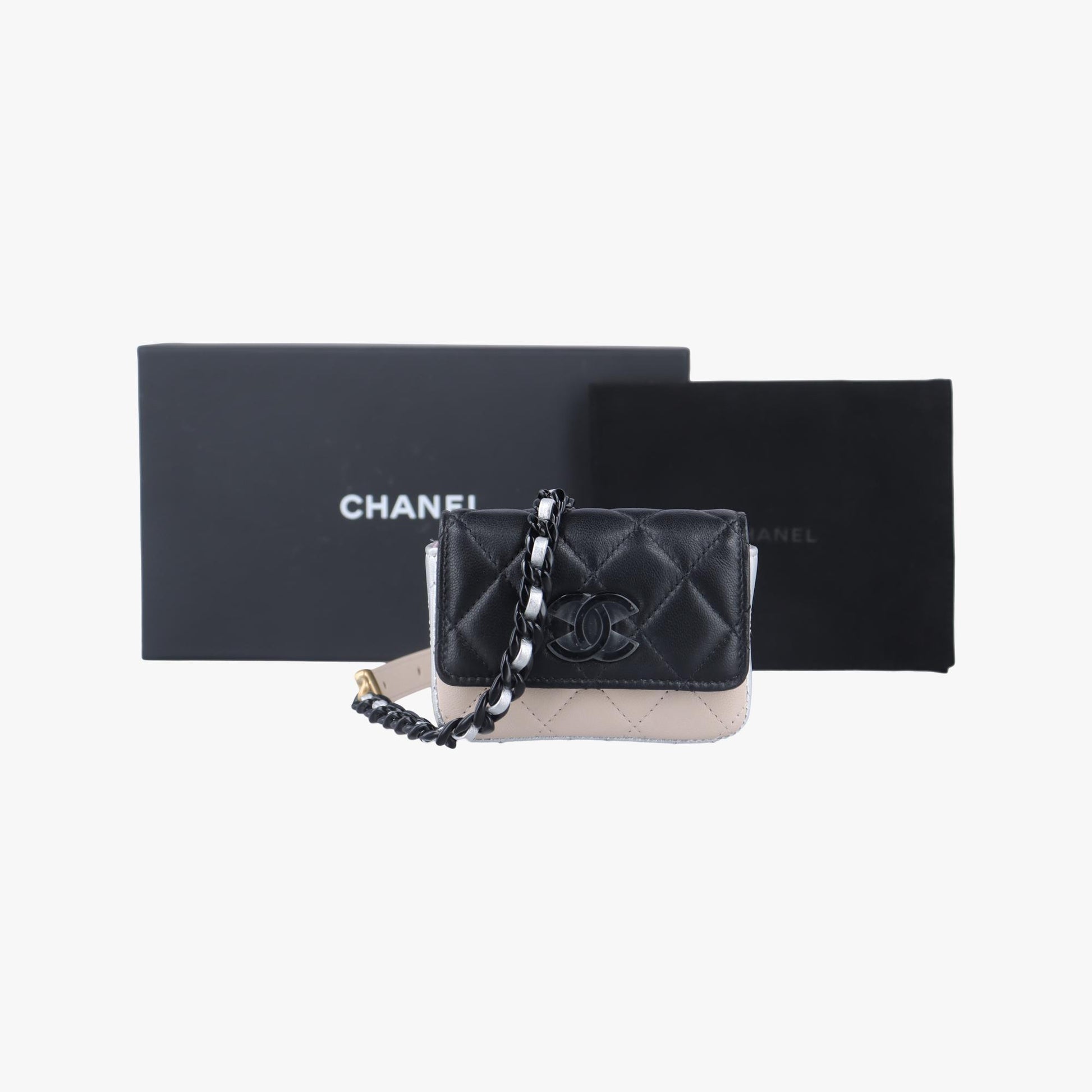 シャネル Chanel ボディバッグ/ウェストバッグ レディース バイカラー マトラッセ マルチカラー ラムスキン AP3249 L7N77TK2