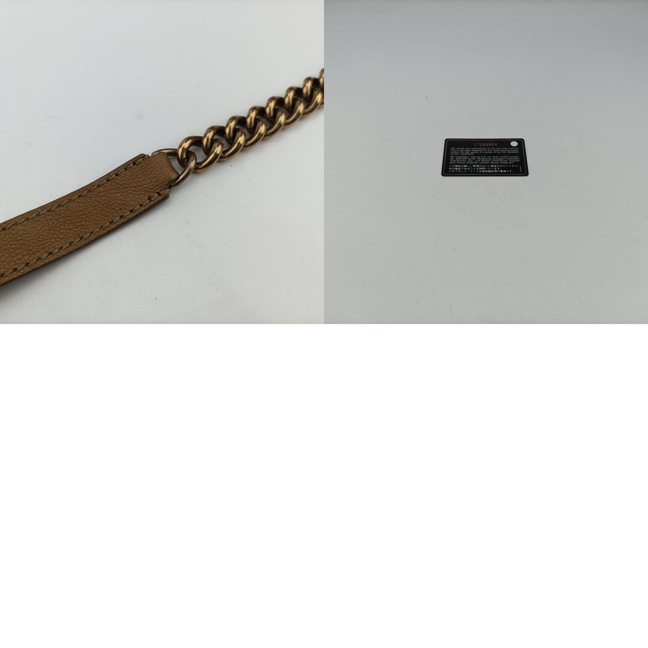 シャネル Chanel ショルダーバッグ レディース バックトスクール ミニ フラップ ゴールド レザー A67252 17089864