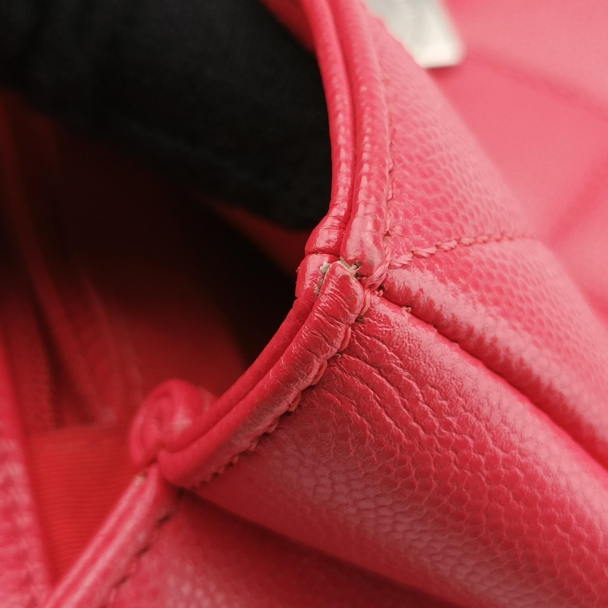 シャネル Chanel ショルダーバッグ レディース マイ エブリシング フラップ レッド キャビアスキン AS2303 31046880