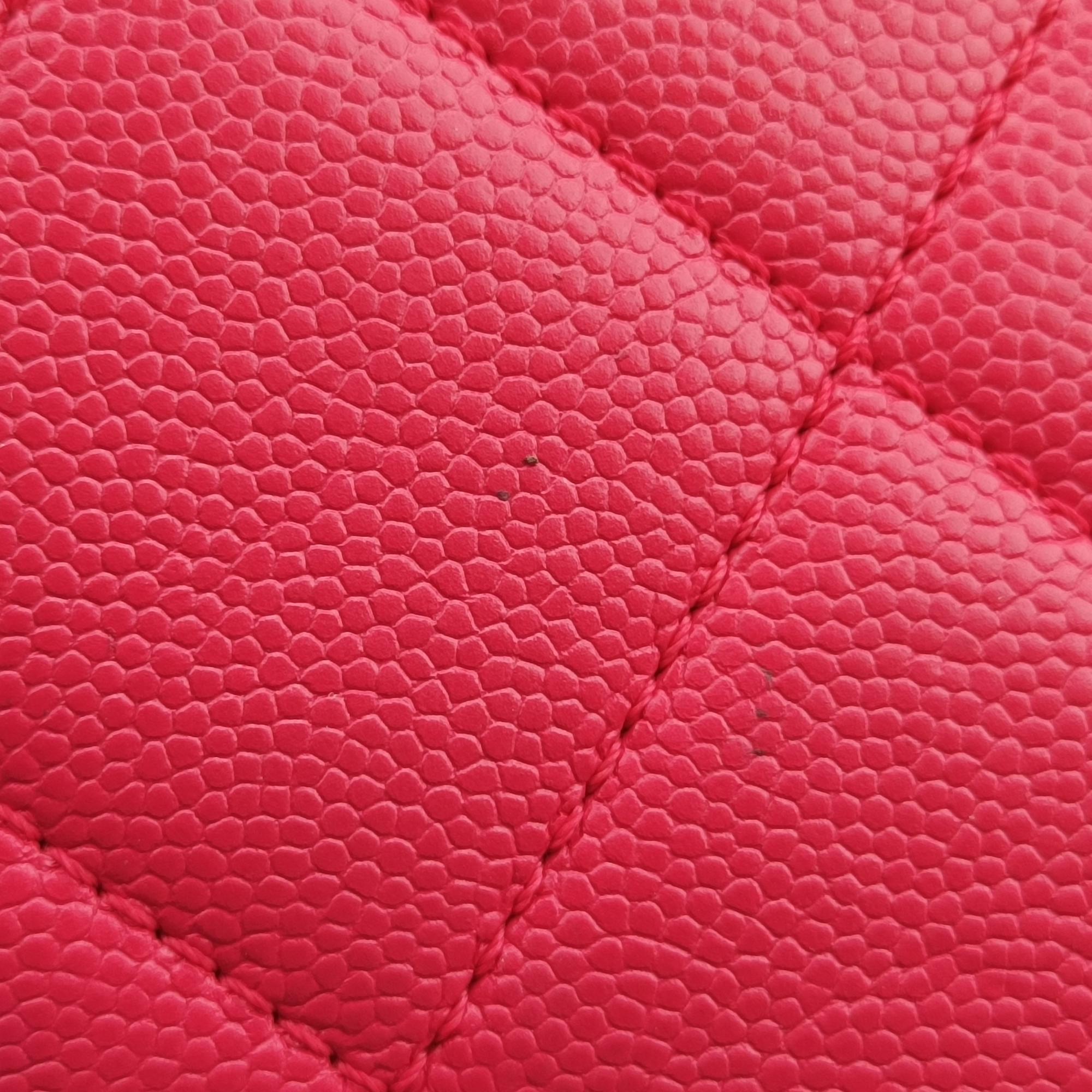 シャネル Chanel ショルダーバッグ レディース マイ エブリシング フラップ レッド キャビアスキン AS2303 31046880