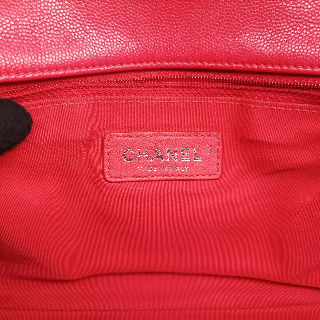 シャネル Chanel ショルダーバッグ レディース マイ エブリシング フラップ レッド キャビアスキン AS2303 31046880