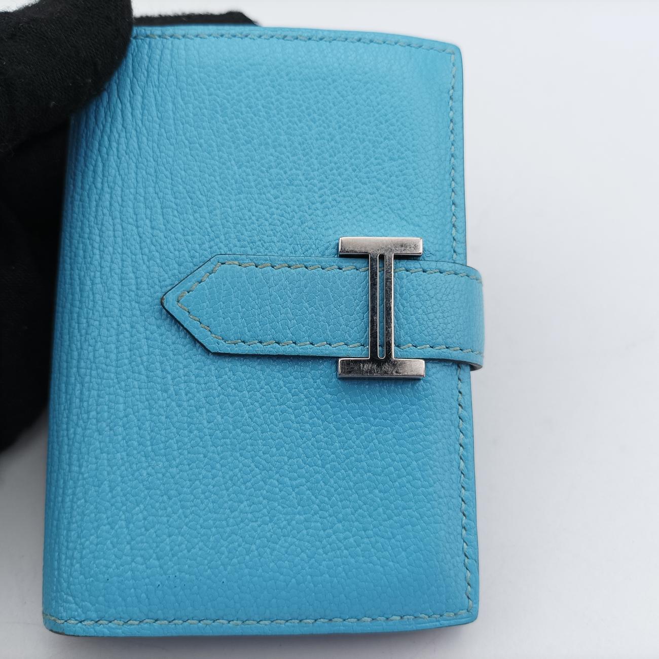 エルメス Hermes その他 レディース ベアンスフレ ブルー レザー  D AI002ID