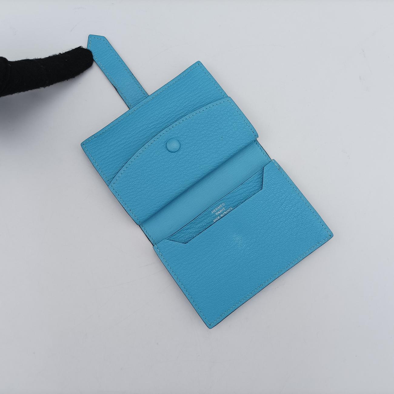 エルメス Hermes その他 レディース ベアンスフレ ブルー レザー  D AI002ID