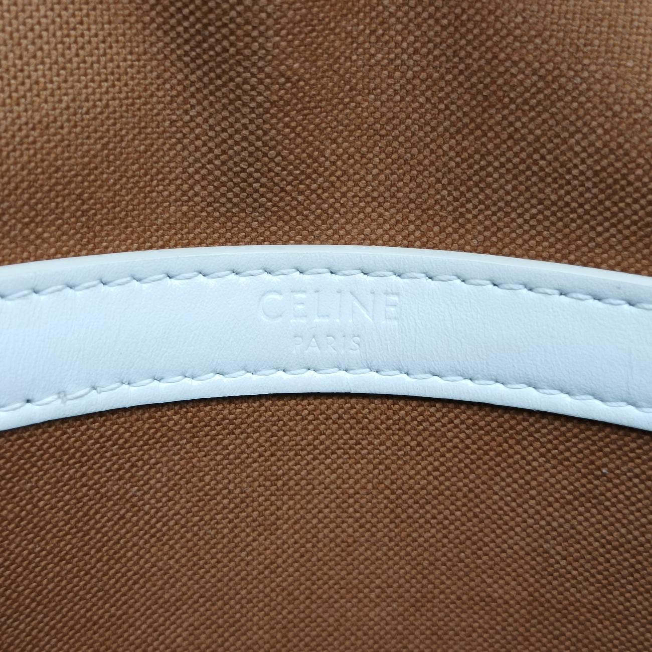 FOLCO Triomphe Brown×white PVC coated canvas × leather  U-GM-0240ファルコ トリオンフ ブラウン×ホワイト PVCコーティングキャンバス×レザー  U-GM-0240