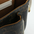 FOLCO Triomphe Brown×white PVC coated canvas × leather  U-GM-0240ファルコ トリオンフ ブラウン×ホワイト PVCコーティングキャンバス×レザー  U-GM-0240