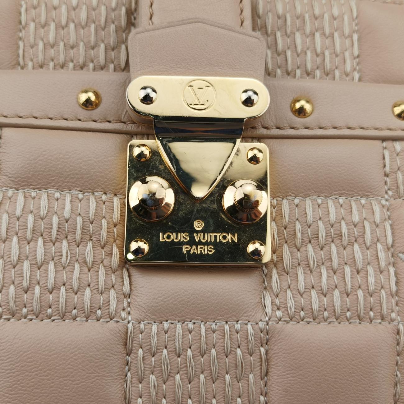 Pochette Troca Beige Damier Giant M59048 IC chipポシェット トロカ ベージュ ダミエ ジャイアント M59048 ICチップ