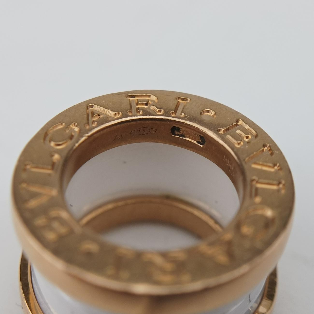 B-zero.1 White×golden AU750 346082 H9T68Rビーゼロワン ホワイト×ゴールド AU750 346082 H9T68R