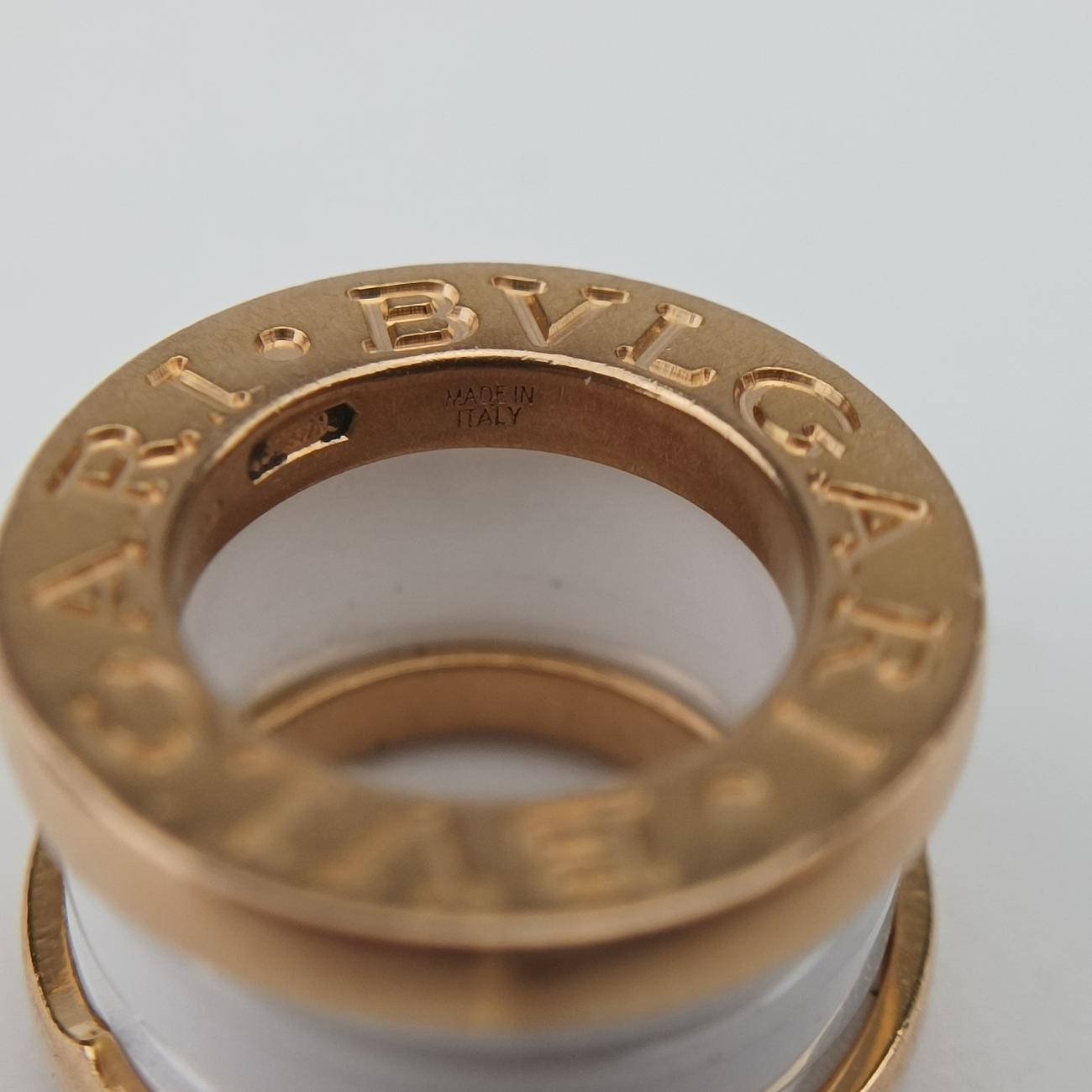 B-zero.1 White×golden AU750 346082 H9T68Rビーゼロワン ホワイト×ゴールド AU750 346082 H9T68R